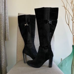 Le Chateau wide calf tall black boot - Sz 41 (10)